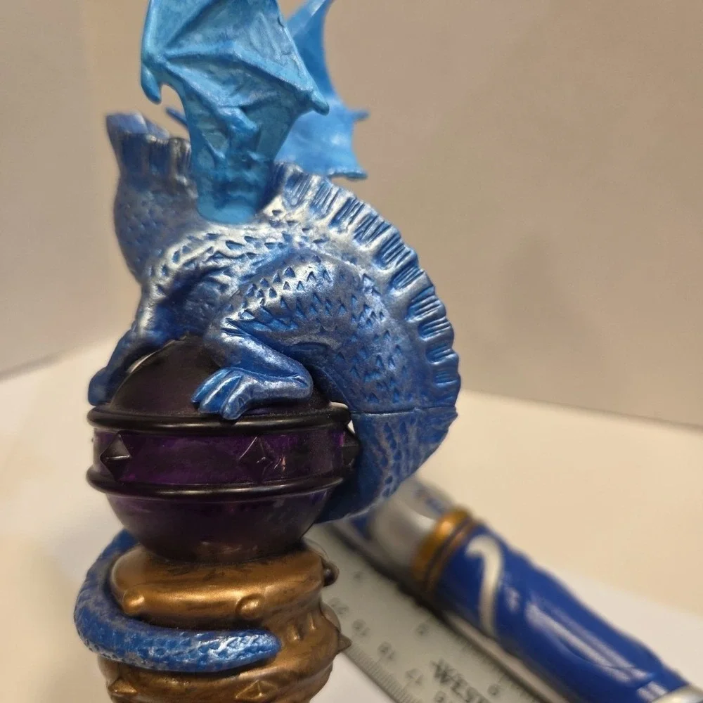 Great Wolf Lodge‎ MagiQuest Wand Blue Dragon Topper Blue Shaft